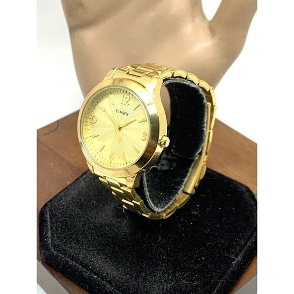 Timex Women's Watch TW2V36000 Quartz Gold Stainless Steel 32mm - Picture 13 of 13